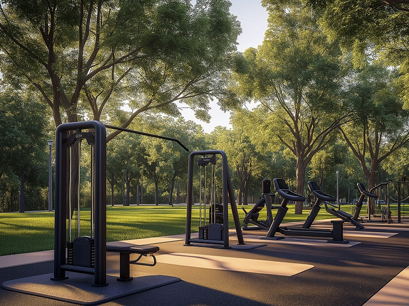 Outdoor gym at Arkade Evoke GoregaonWest