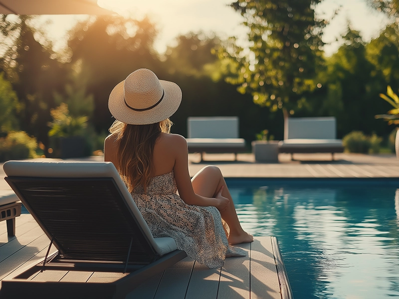 Leisure pool and deck area at Arkade Evoke GoregaonWest
